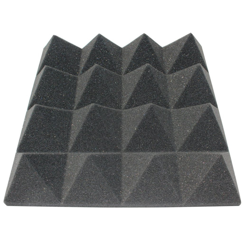 acoustic foam pyramid panel black color