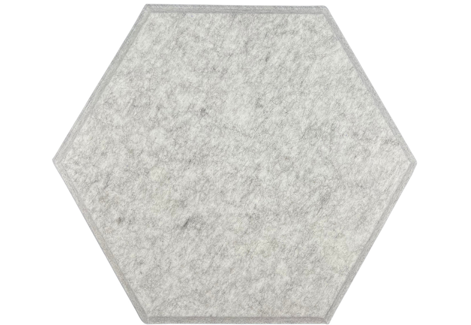 eco friendly hexagon acoustic panels - marble grey color