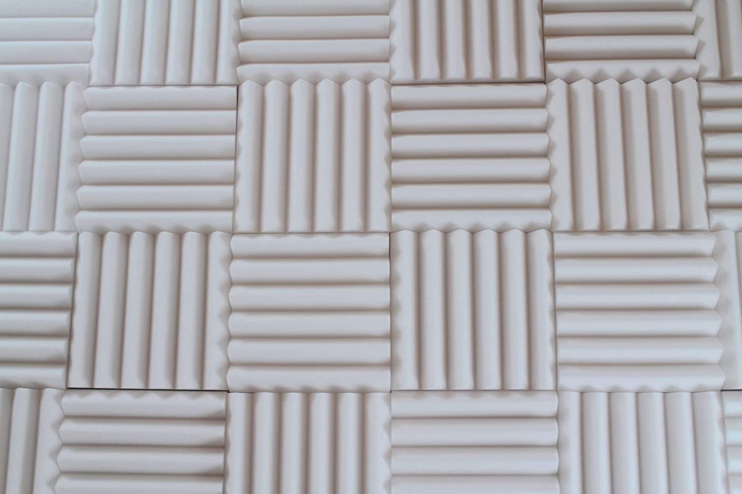 2 inch thick white acoustic foam wedges