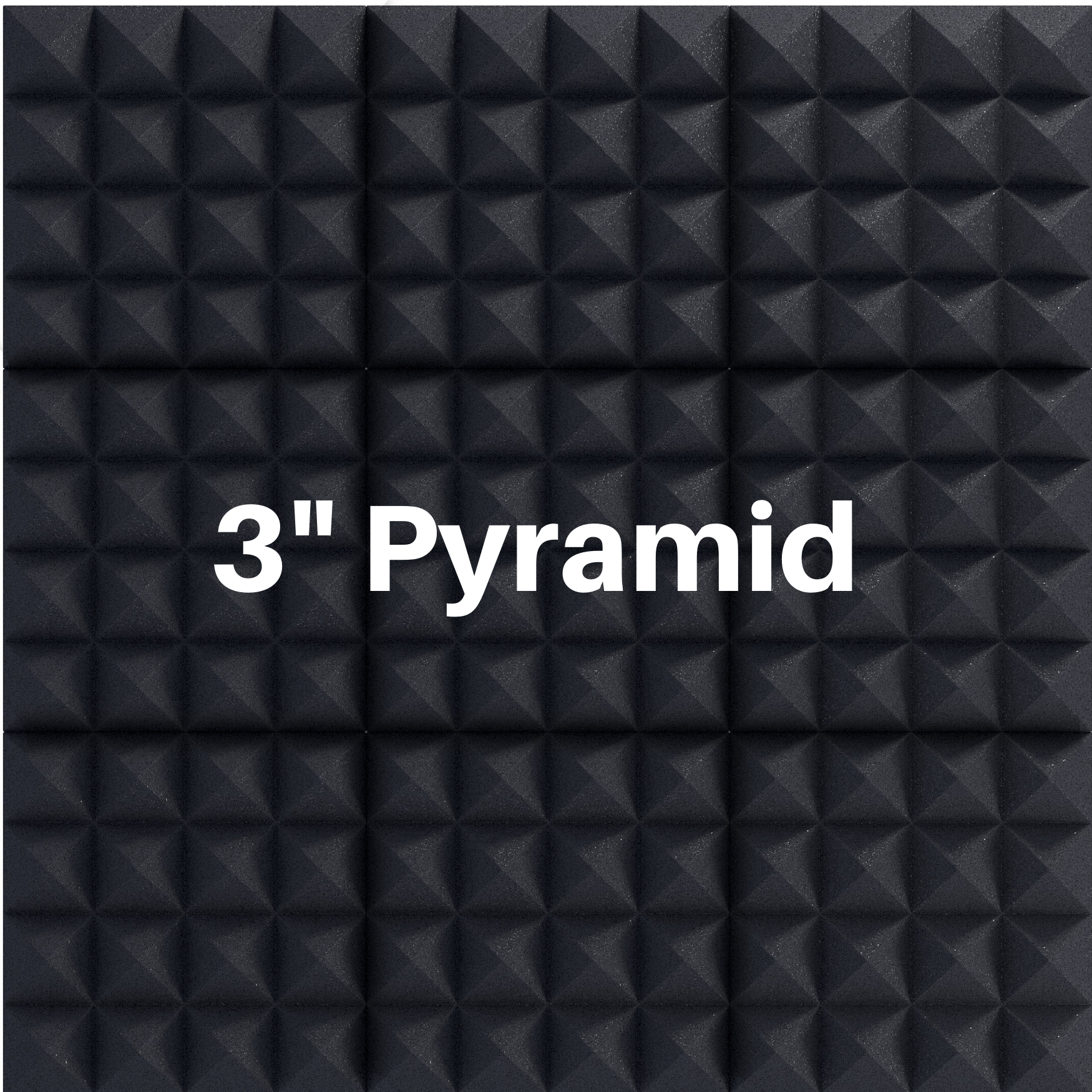 3 Inch Acoustic Foam Pyramid Style Panels - 13 Color Options – SoundAssured