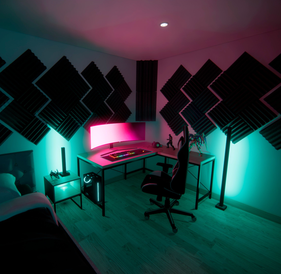 Acoustic Foam Panels For Streaming - Eliminate Echoes – SoundAssured