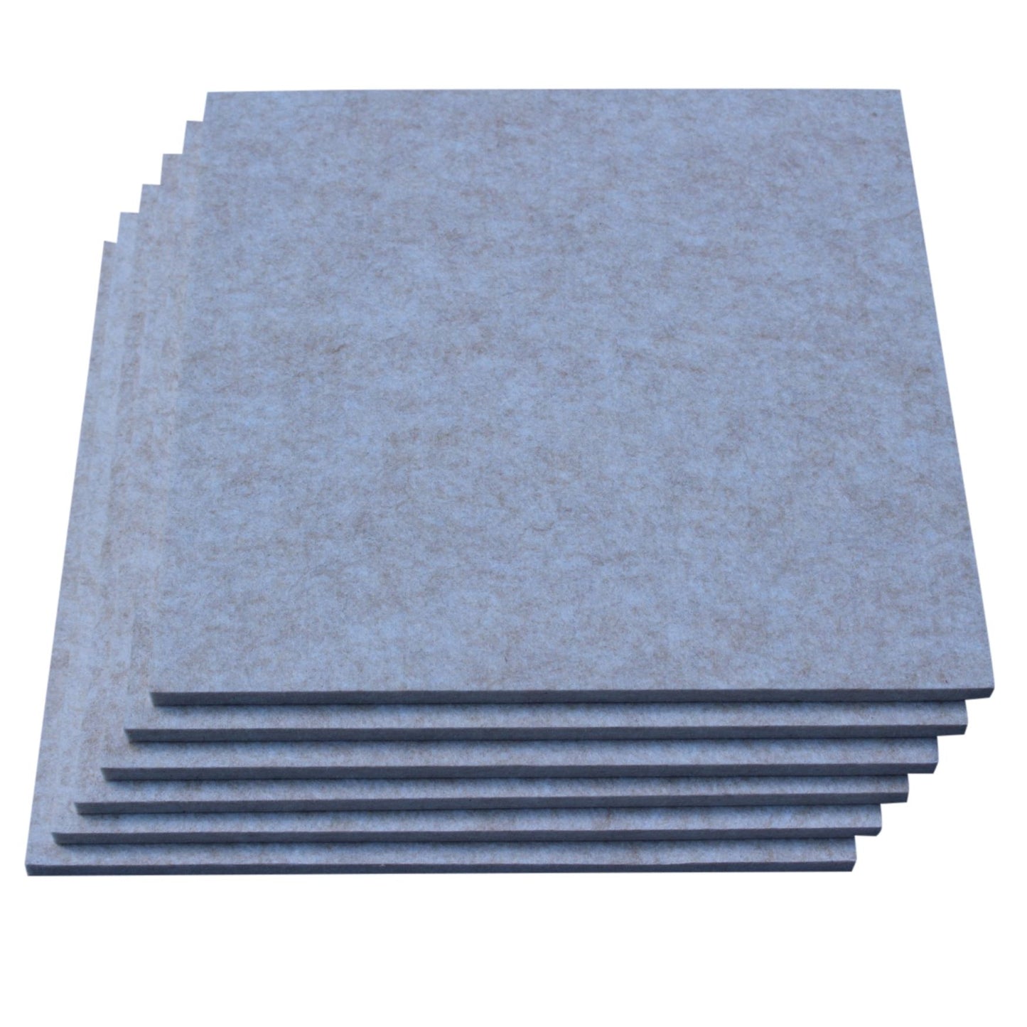 Square Polyester Acoustic Panels - 6 Pack Acoustic Tiles