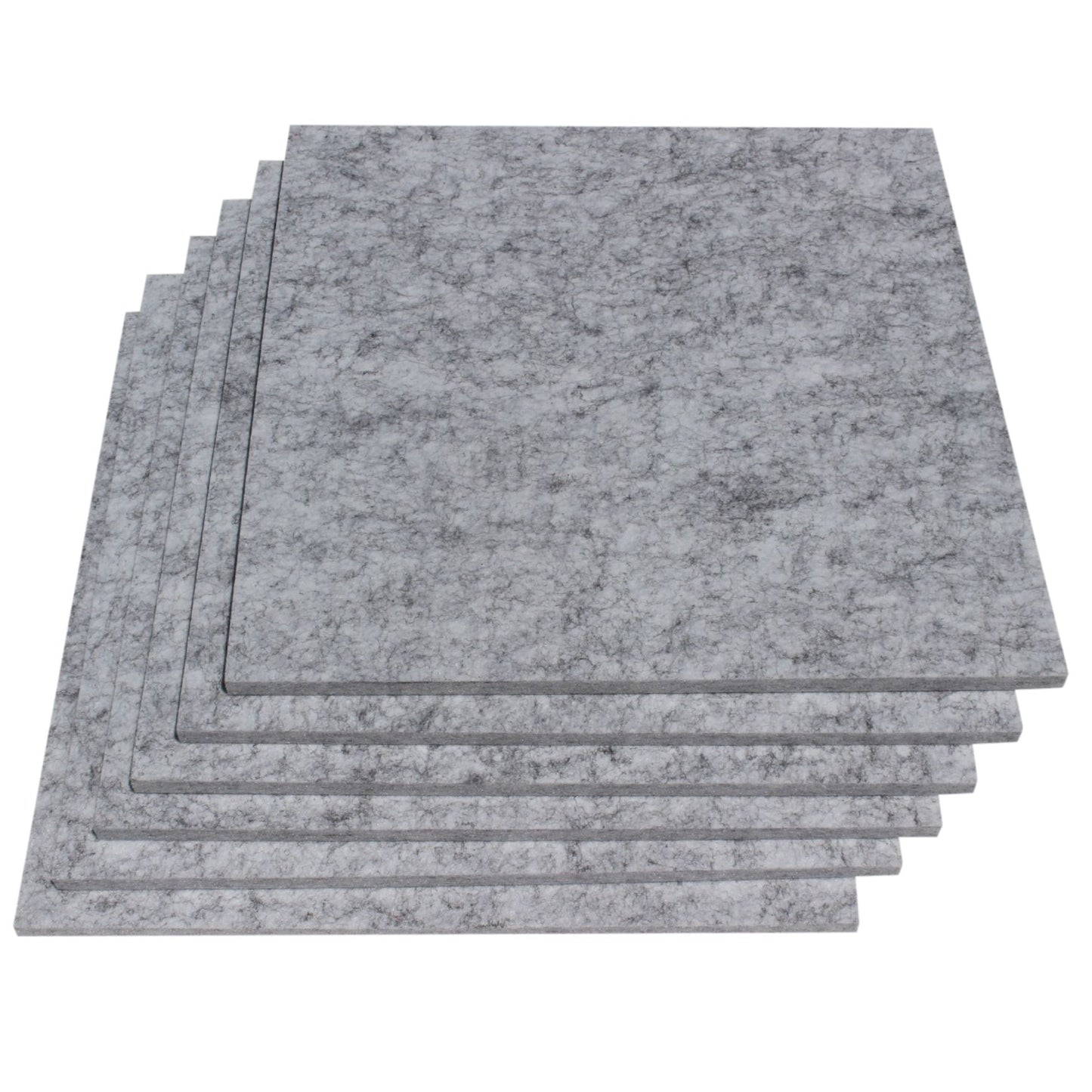 Square Polyester Acoustic Panels - 6 Pack Acoustic Tiles