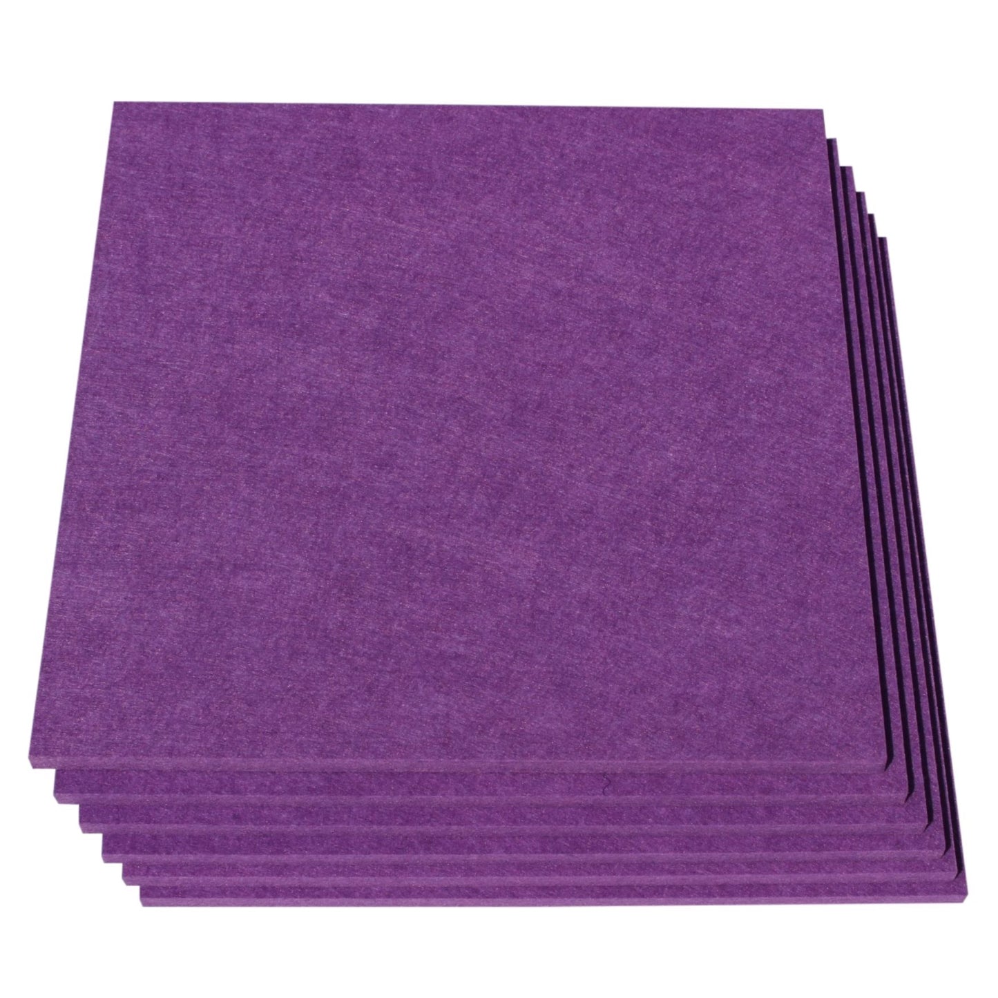 Square Polyester Acoustic Panels - 6 Pack Acoustic Tiles