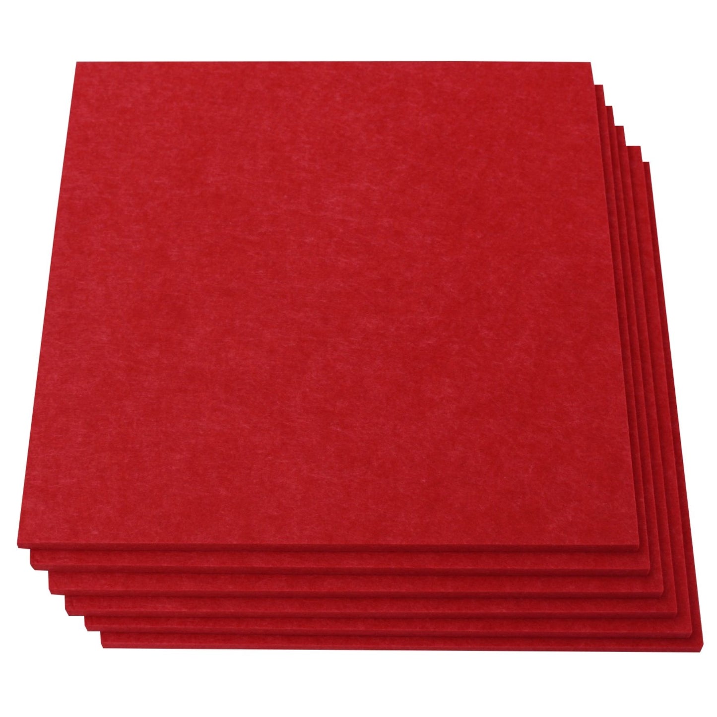 Square Polyester Acoustic Panels - 6 Pack Acoustic Tiles