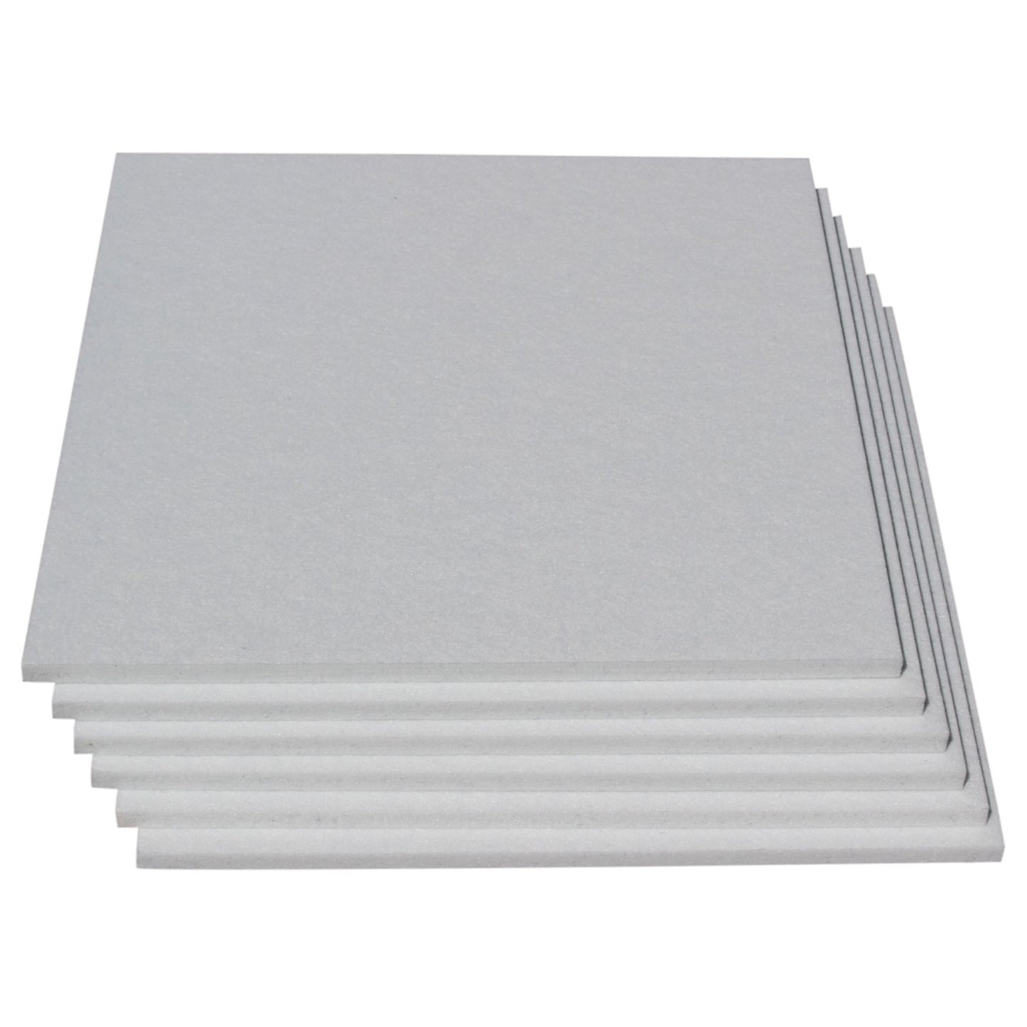 Square Polyester Acoustic Panels - 6 Pack Acoustic Tiles