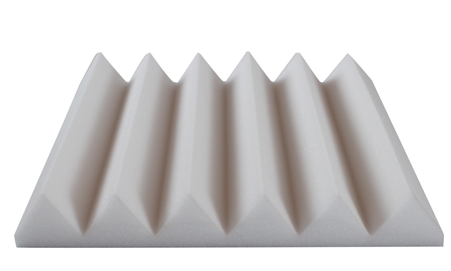2 inch thick white acoustic foam wedges