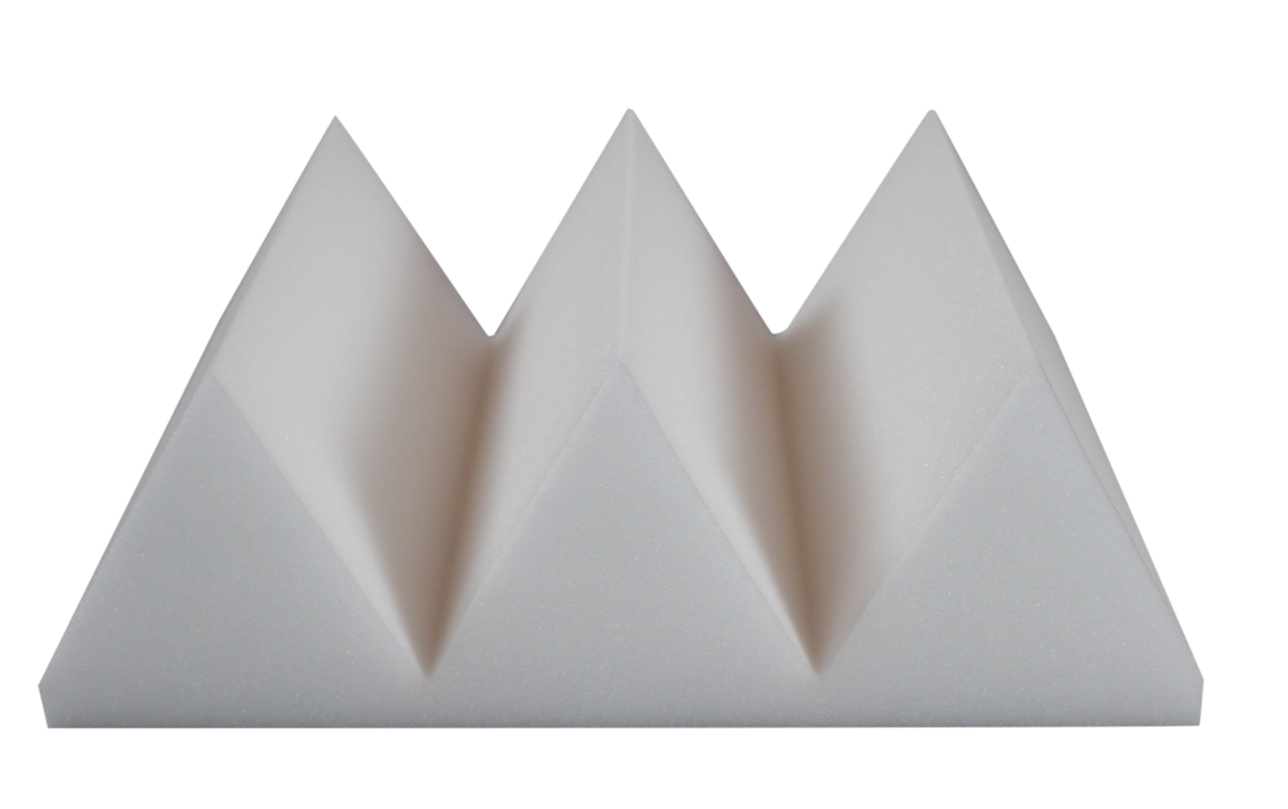 4 inch thick white acoustic foam wedges