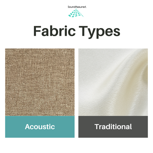Acoustical Fabric vs. Traditional Fabric