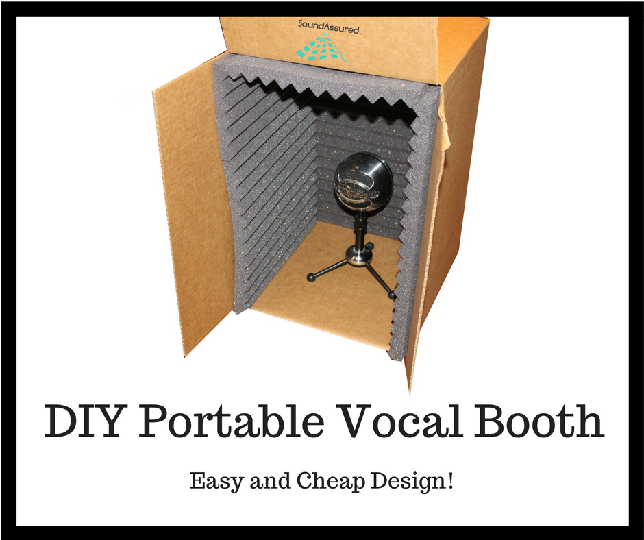 DIY Isolation Vocal Booth For Home Studio & Recording On The Go