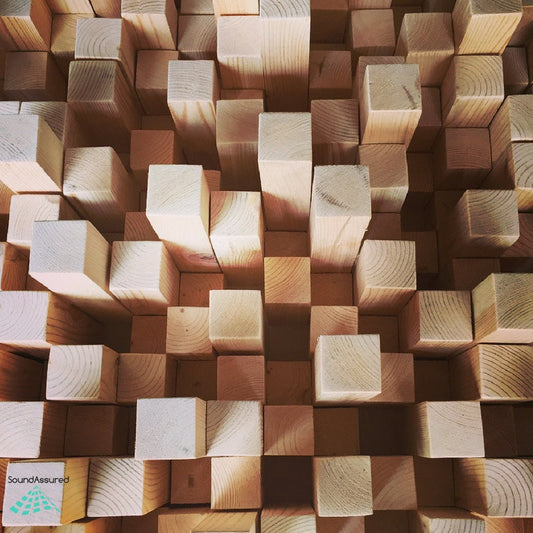 wood skyline acoustic diffuser