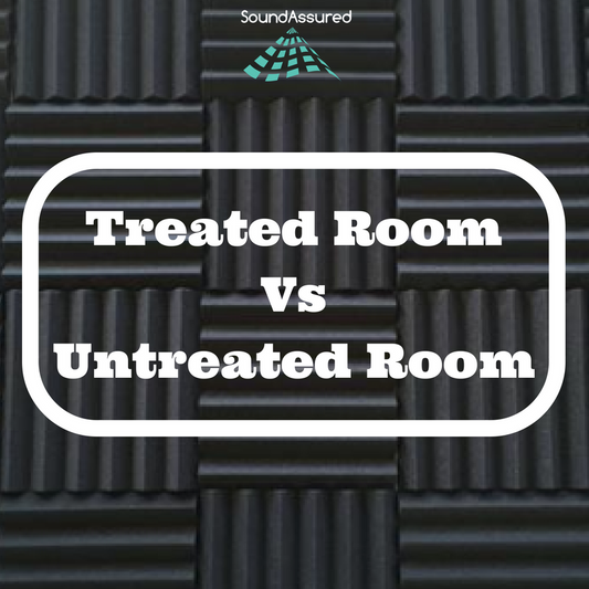 Why Use Acoustic Treatment ? The Difference In Sound In An Untreated Room Vs Treated Room