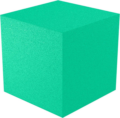 12x12x12 acoustic foam corner block - kelly green foam square