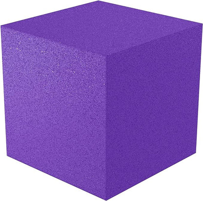 12x12x12 acoustic foam corner block - purple foam square