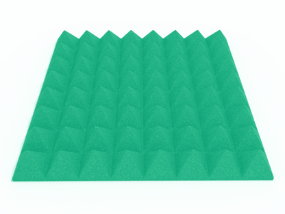 3 Inch Acoustic Foam Pyramid Style Panels - 13 Color Options