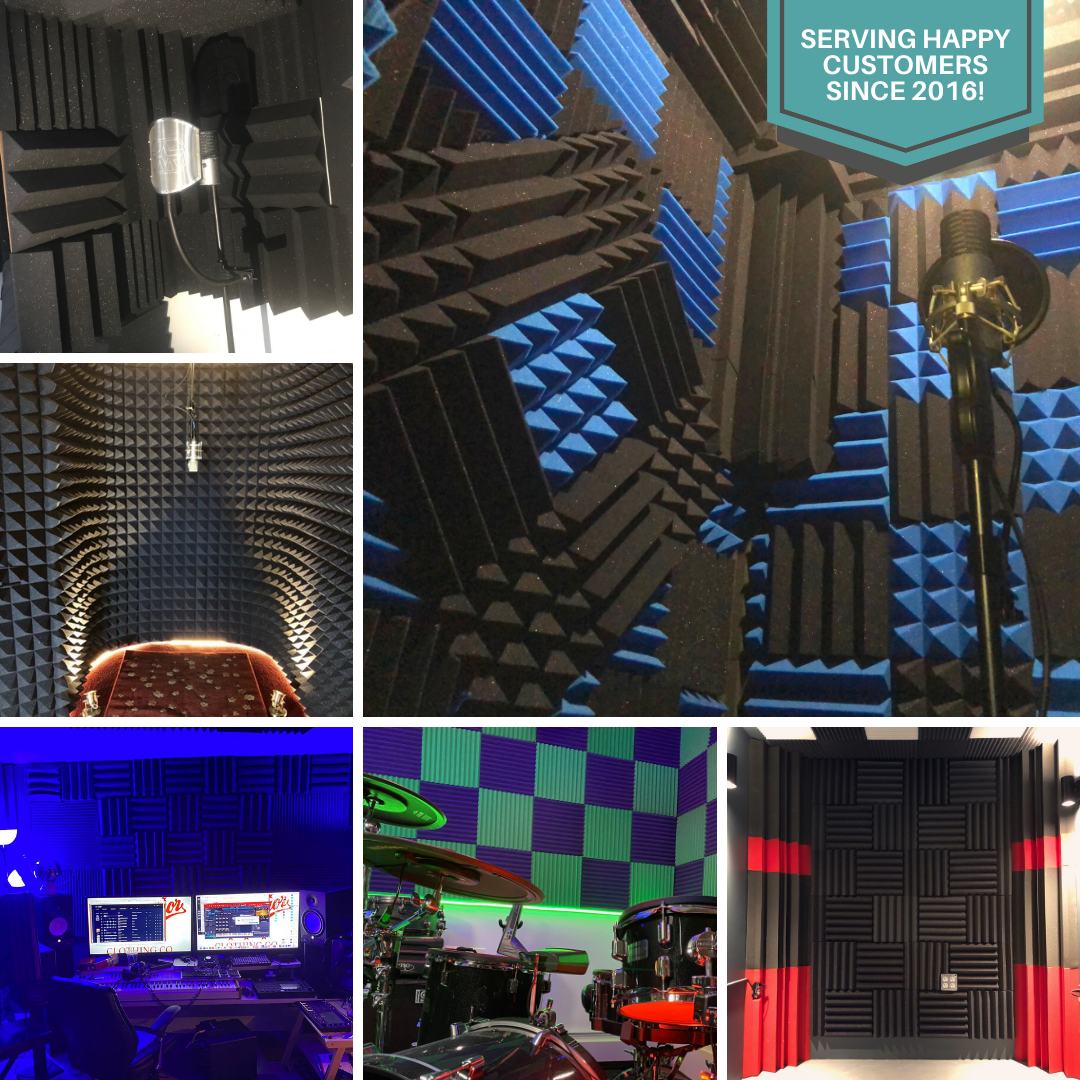 Small Vocal Booth Acoustic Foam Bundle - DIY Vocal Booth Acoustic Treatment
