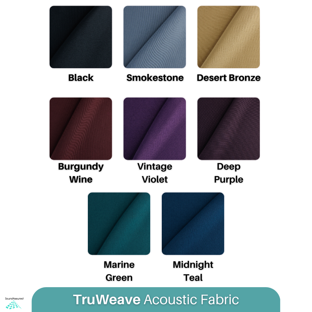 TruWeave™ Acoustic Fabric by SoundAssured - Single Layer (100% Acoustically Transparent)