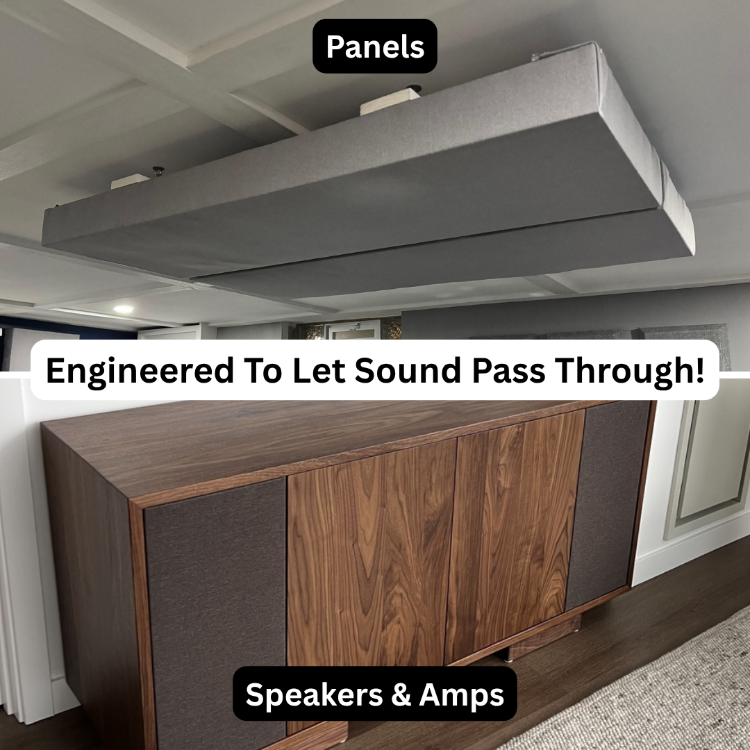 Dual Layer Acoustic Fabric for DIY Panels & Speakers
