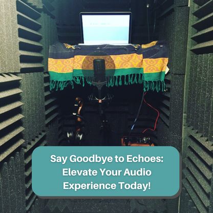 Vocal Booth Treated With SoundAssured Acoustic Foam