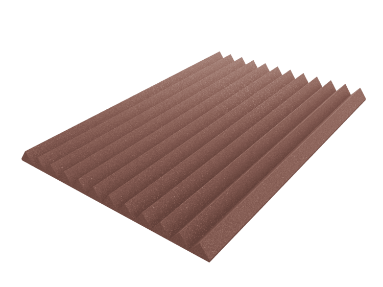 4 Inch Acoustic Foam Wedge Style Panels - 13 Color Options