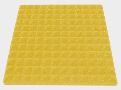 1 Inch Acoustic Foam Pyramid Style Panels - 13 Color Options