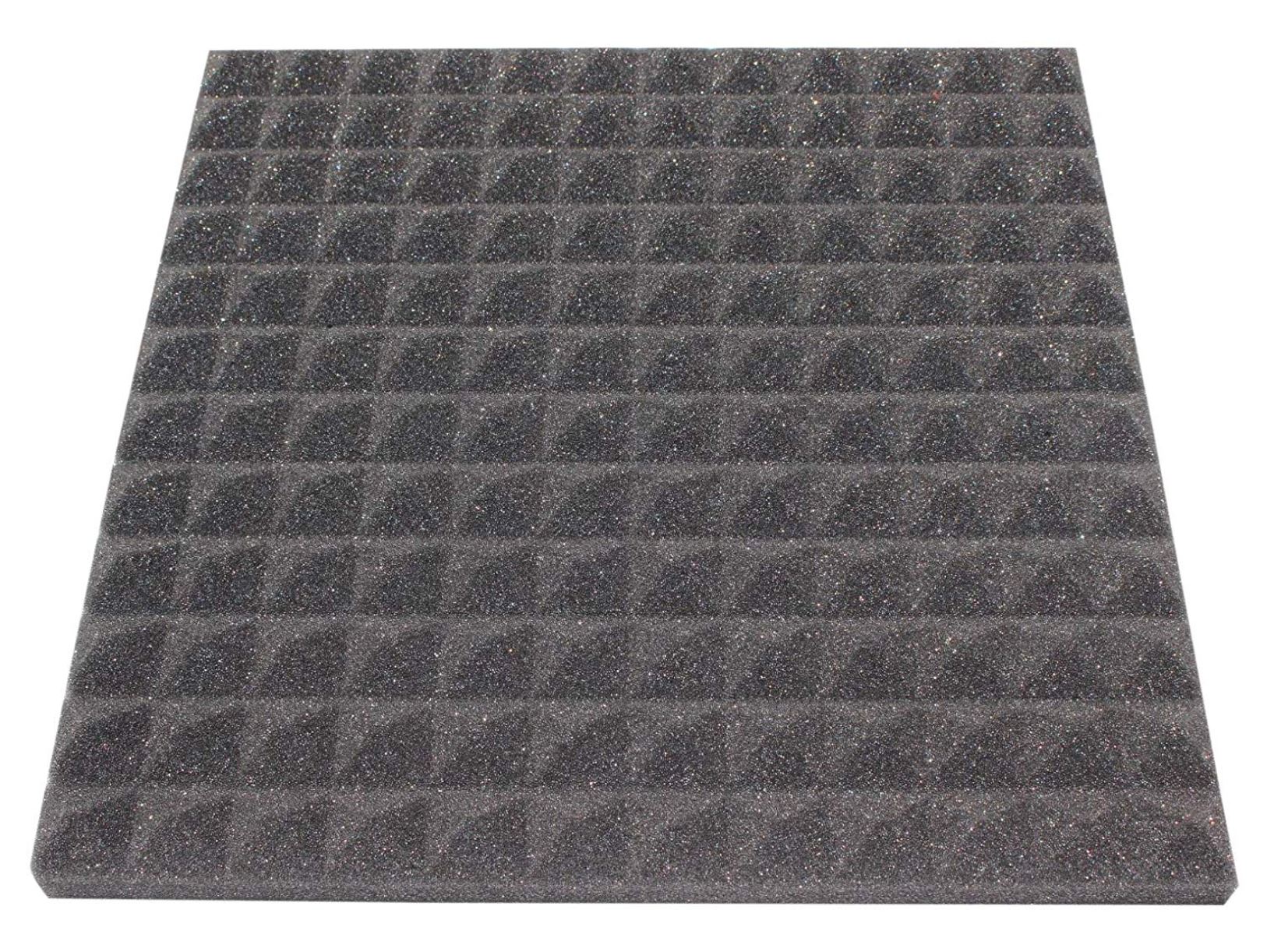 1 Inch Acoustic Foam Pyramid Style Panels - 13 Color Options – SoundAssured
