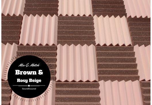 2 Inch Acoustic Foam Wedge Style Panels - 13 Color Options