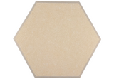 Hexagon PET Felt Acoustic Panels - 12 Pack - Eco Friendly Sound Absorption Panels