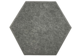 Hexagon PET Felt Acoustic Panels - 12 Pack - Eco Friendly Sound Absorption Panels