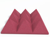 4 Inch Acoustic Foam Pyramid Style Panels - 13 Color Options