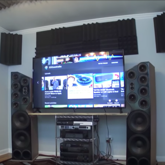 Home Theater Acoustic Foam Bundles by EXOcontralto