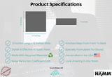 Eco Friendly Fabric Covered Acoustic Panels