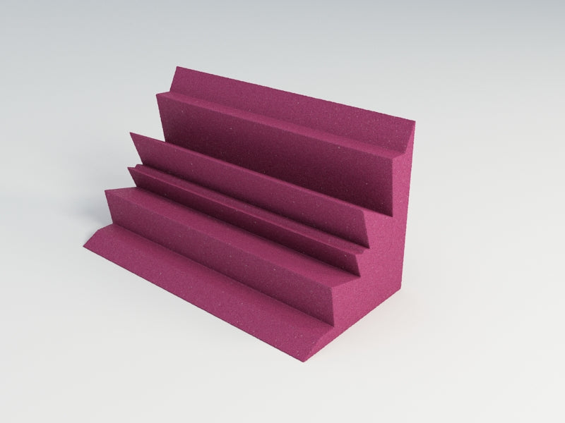 Acoustic Foam Bass Traps - 12x12x24 Inch - 13 Color Options