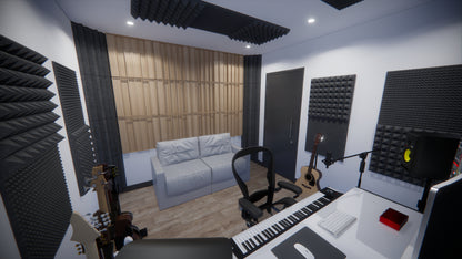 Paulownia Wood Acoustic Diffuser Panel | Sound Diffusion Panel
