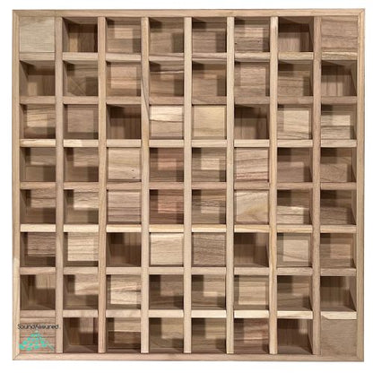Paulownia Wood Acoustic Diffuser Panel | Sound Diffusion Panel