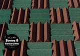 4 Inch Acoustic Foam Wedge Style Panels - 13 Color Options