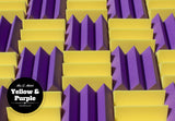 4 Inch Acoustic Foam Wedge Style Panels - 13 Color Options