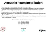 Mounting Tape For Acoustic Foam - Double Sided Adhesive Squares For Easy Installation