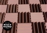 3 Inch Acoustic Foam Wedge Style Panels - 13 Color Options