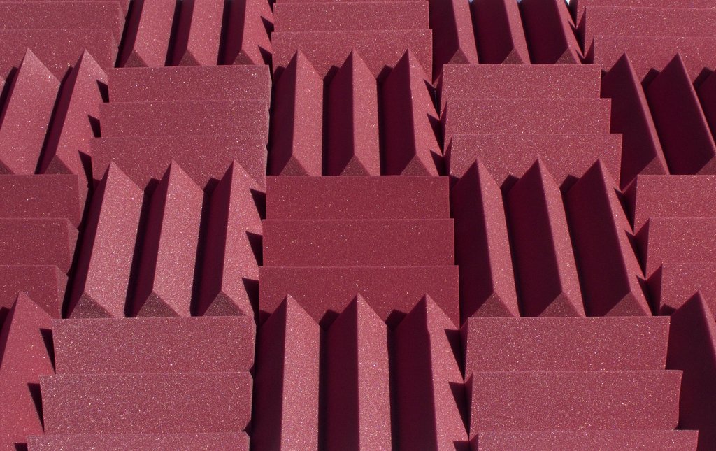 4 Inch Acoustic Foam Wedge Style Panels - 13 Color Options