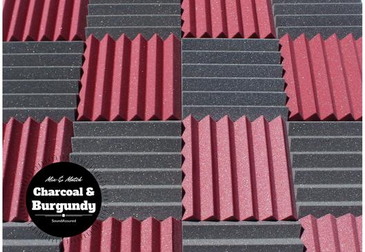 2 Inch Acoustic Foam Wedge Style Panels - 13 Color Options