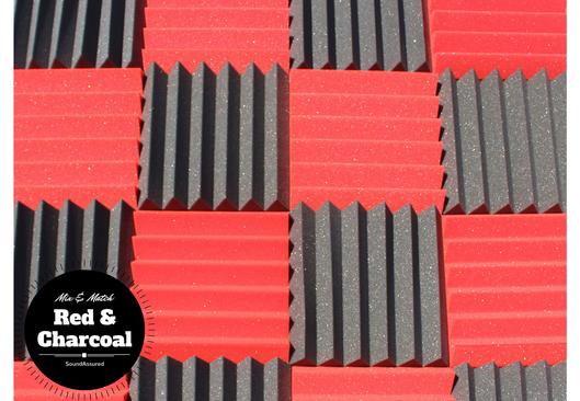 2 Inch Acoustic Foam Wedge Style Panels - 13 Color Options