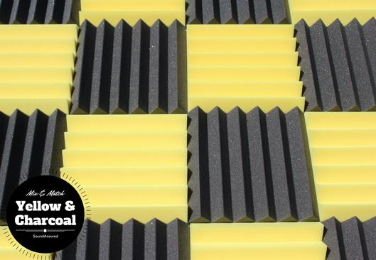 2 Inch Acoustic Foam Wedge Style Panels - 13 Color Options