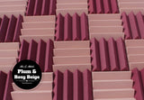 3 Inch Acoustic Foam Wedge Style Panels - 13 Color Options