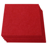 Square Polyester Acoustic Panels - 6 Pack Acoustic Tiles