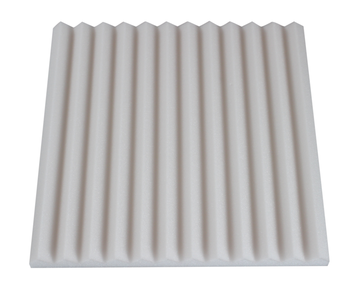 SoundAssured White Acoustic Foam 2x12x12 inch Panels - 4 Pack
