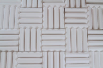 3 inch thick white acoustic foam wedges